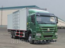 Sinotruk Howo box van truck ZZ5257XXYM4347D1