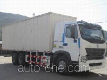 Sinotruk Howo box van truck ZZ5257XXYM4347N1