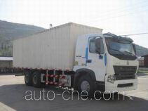 Sinotruk Howo box van truck ZZ5257XXYM4647N1