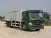 Sinotruk Howo box van truck ZZ5257XXYN4347AX