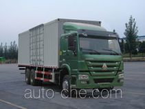 Sinotruk Howo box van truck ZZ5257XXYN4347D1