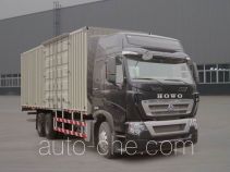 Sinotruk Howo box van truck ZZ5257XXYN584MD1