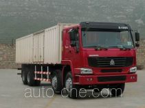 Sinotruk Howo box van truck ZZ5317XXYM4667AX